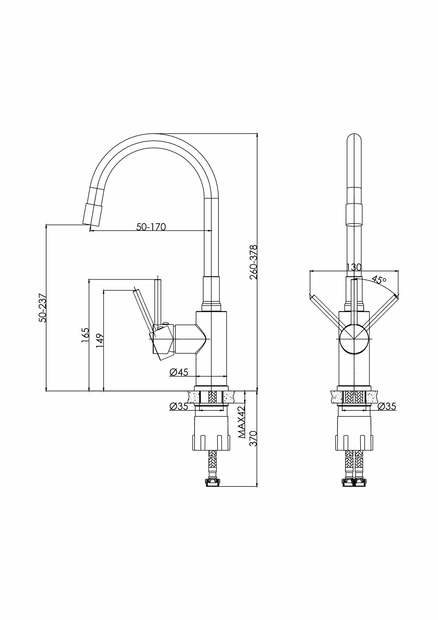 Смеситель для кухни Cersanit - фото №8