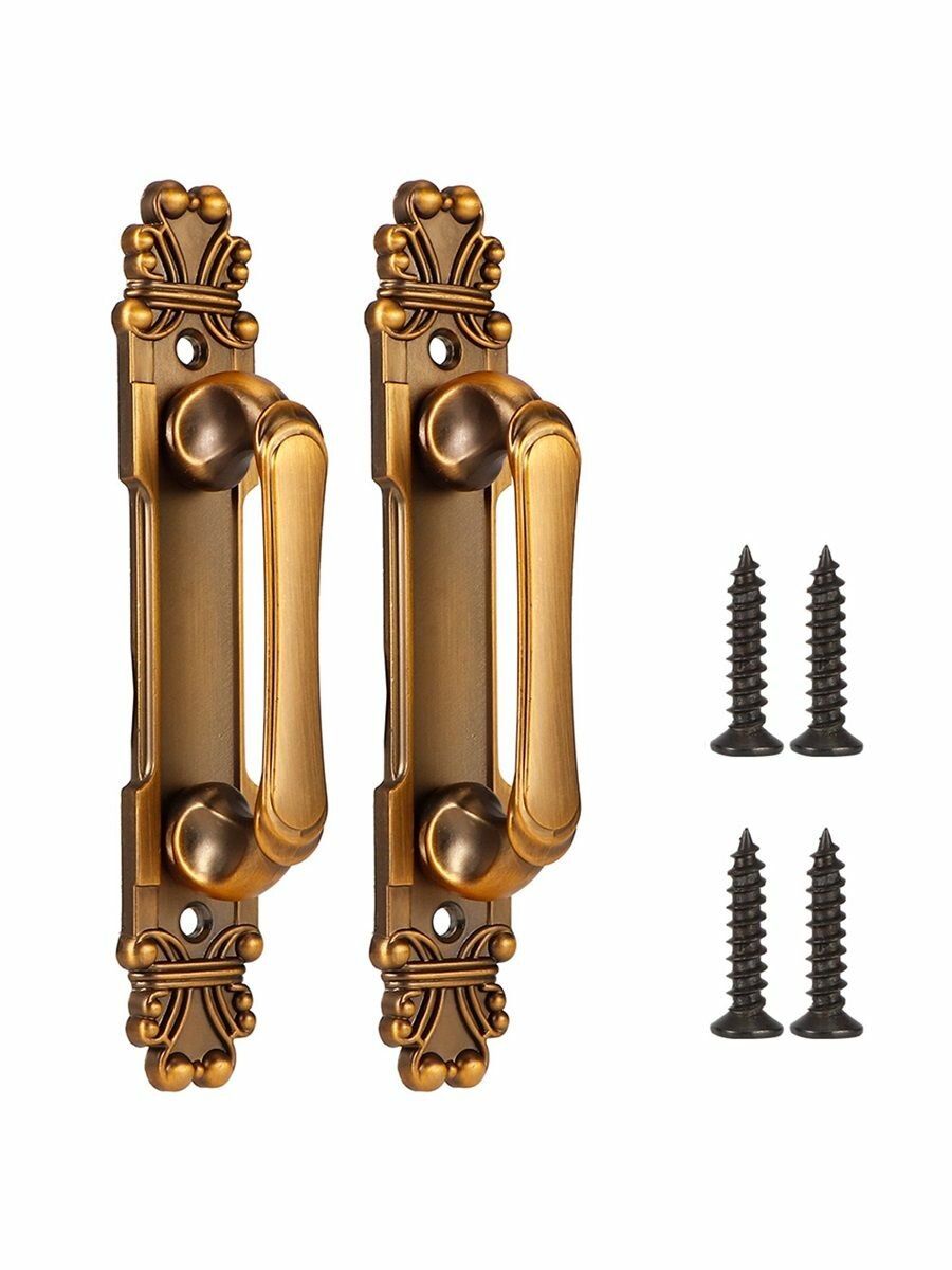 Антикварный цинковый сплав дверная ручка в европейском стиле 2 шт./компл аксессуар для фурнитуры для шкафа