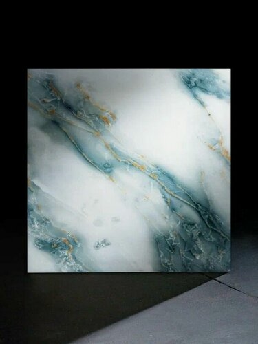 Изображение товара Керамогранит ETERNAL 60 х 60 см, White Storm, глянцевый, 1,44 м2 в упаковке (4 шт.)