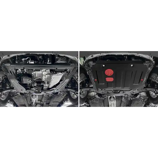 Автоброня 111.09432.1 защита картера + комплект крепежа, автоброня, сталь, haval m6, v-1.5, робот,