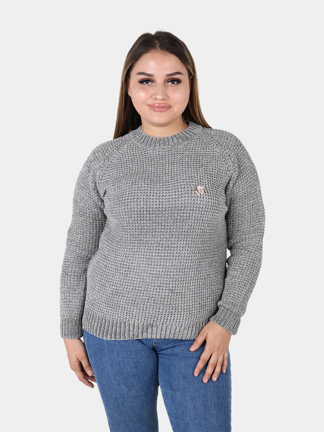 Джемпер , размер One Size, серый