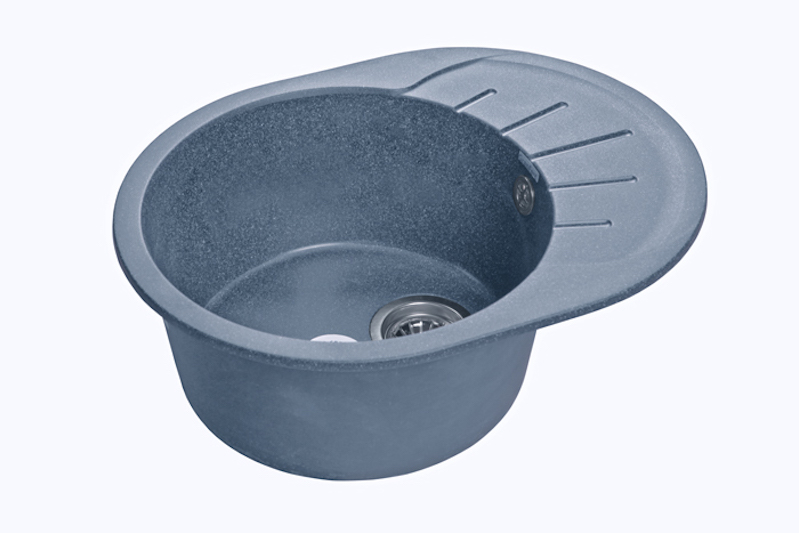 Кухонная мойка GranFest Rondo GF-R580L графит мрамор