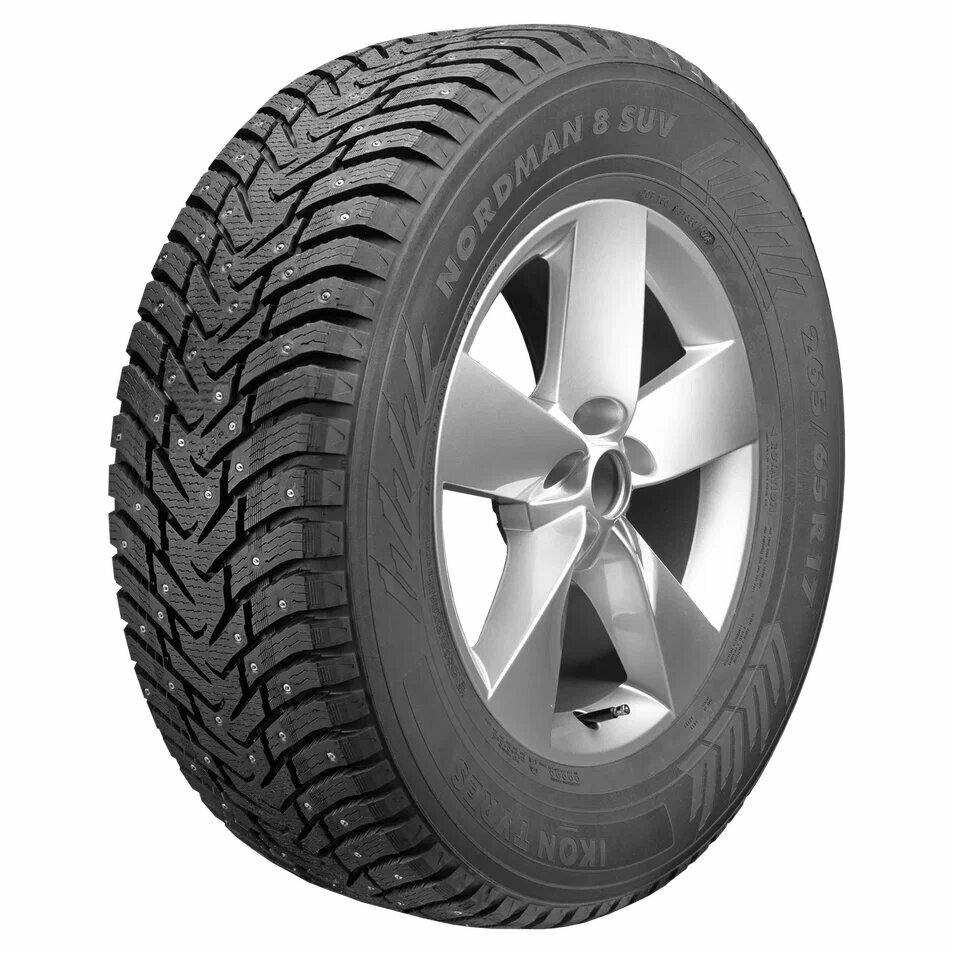 Шина зимняя шипованная Ikon Tyres Nordman 8 SUV 215/65 R16 102T XL для внедорожного автомобиля
