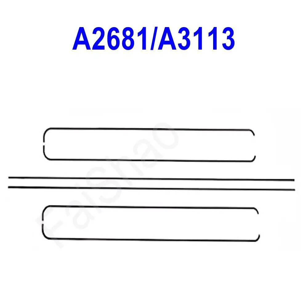 Клейкая наклейка на ЖК-экран для MacBook Pro Air Retina A2442/A2779/A2992/A2918 A2485/A2780/A2991 A2681/A3113 A2941/A3114, 5 Sets A2681 A3113