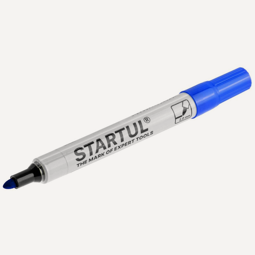 Изображение товара Маркер строительный перманентный фетровый STARTUL Profi синий (ST4340-02)