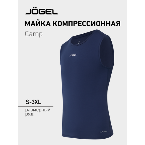фото Майка спортивная jogel, размер m, темно-синий