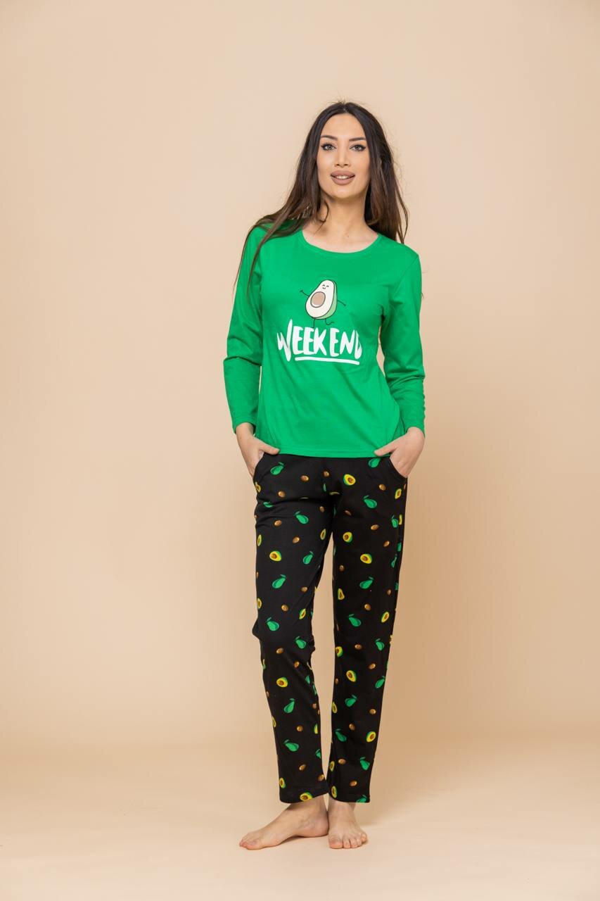 Пижама  Pijama-Jenskiy-Viskoza, размер s-m, grey
