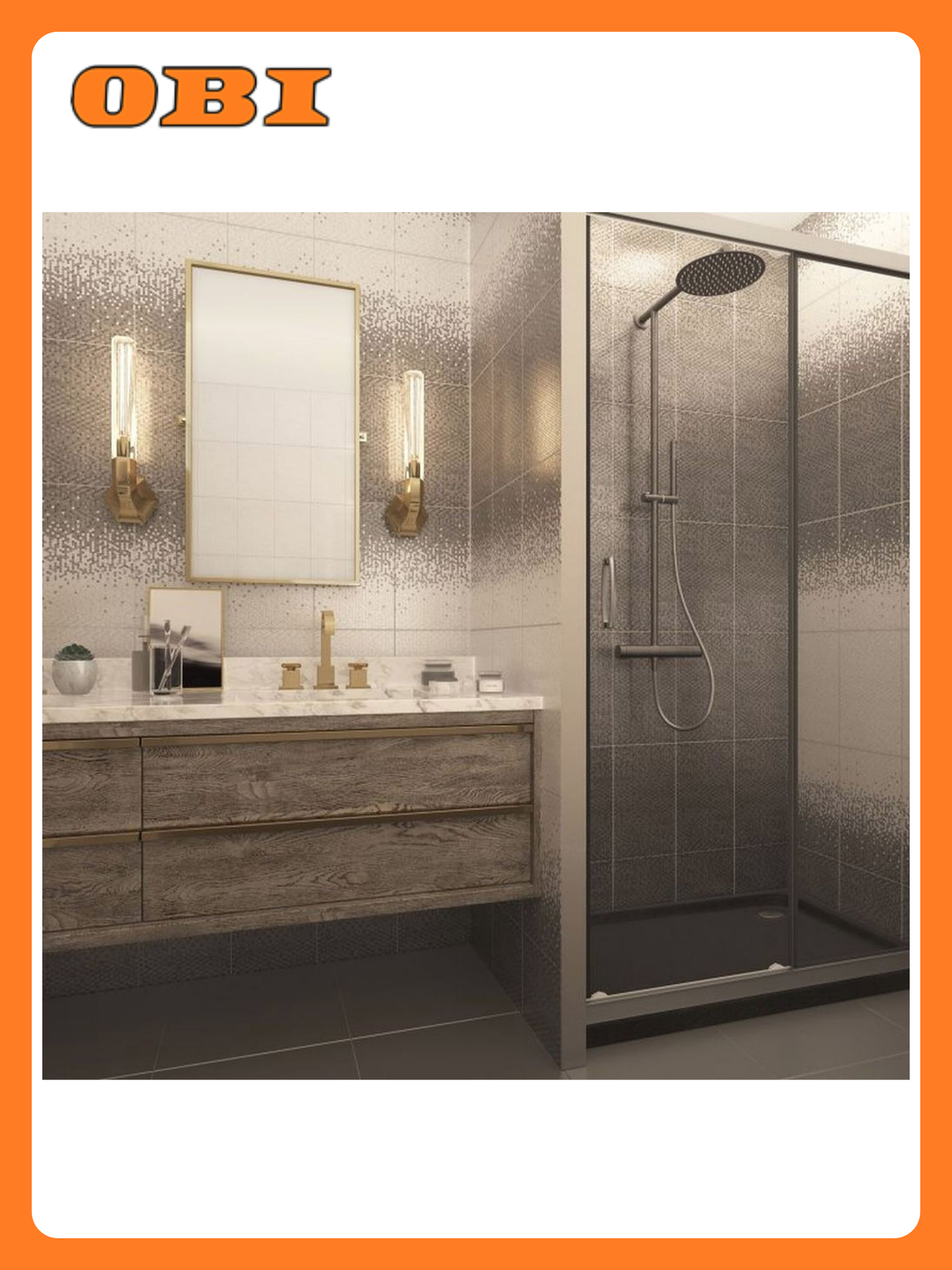 Керамическая плитка Unitile Life Лейла светлая 25х40 см