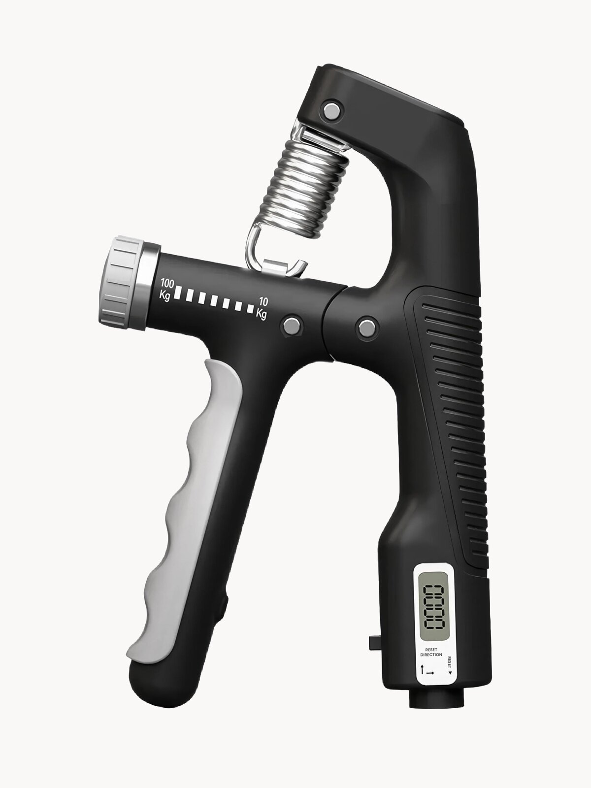 Регулируемый кистевой эспандер от 10 до 100 кг, эспандер 10-100 кг со счетчиком нажатий