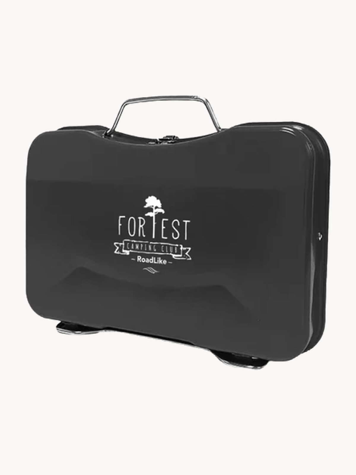 Мангал дипломат складной, гриль угольный Roadlike, нержавеющая сталь, черный