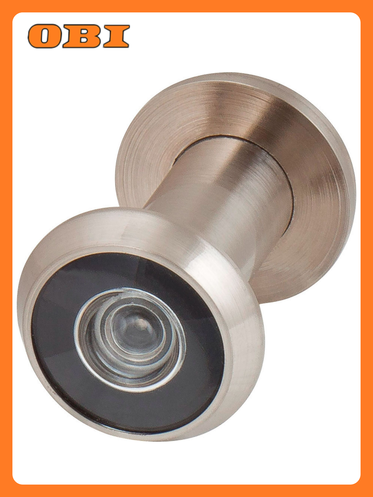 Глазок дверной Armadillo стандартный латунь никель 35-60мм