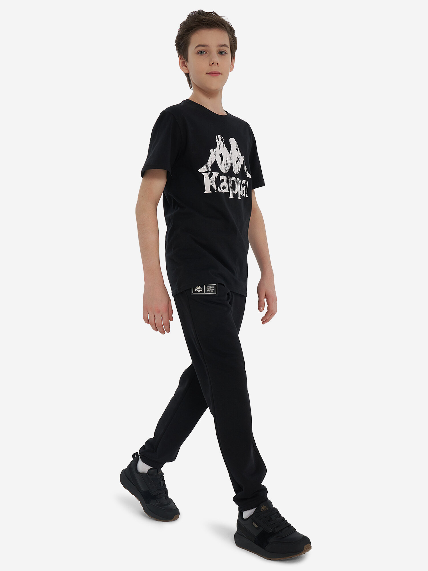 Брюки Kappa, размер 146-152, черный — фото 1