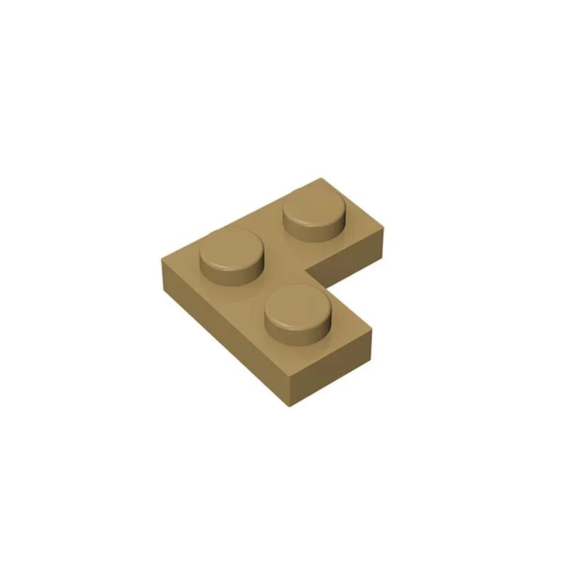 Пластина LEGO 2x2, цвет 138-dark tan