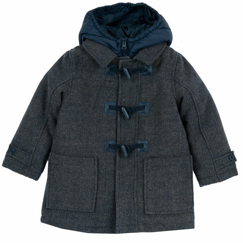 Куртка Chicco, размер 110, серый, синий