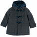 Куртка Chicco демисезонная, средней длины, съемная подкладка, несъемный капюшон, подкладка, капюшон, карманы, размер 110, серый, синий