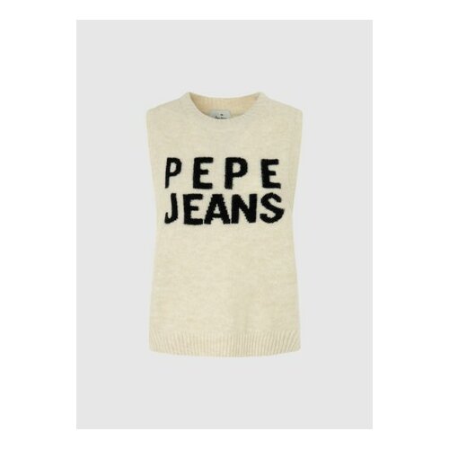 фото Жилет pepe jeans, размер s, бежевый