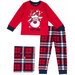 Комплект Chicco, лонгслив, брюки, брюки с манжетами, манжеты, размер 98, красный