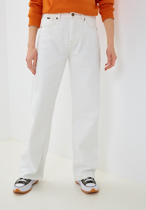 Джинсы широкие  Pepe Jeans, размер 27, белый