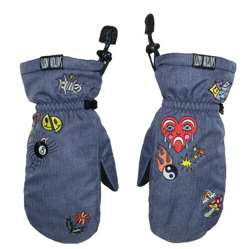 Варежки SALMON ARMS, размер L, синий