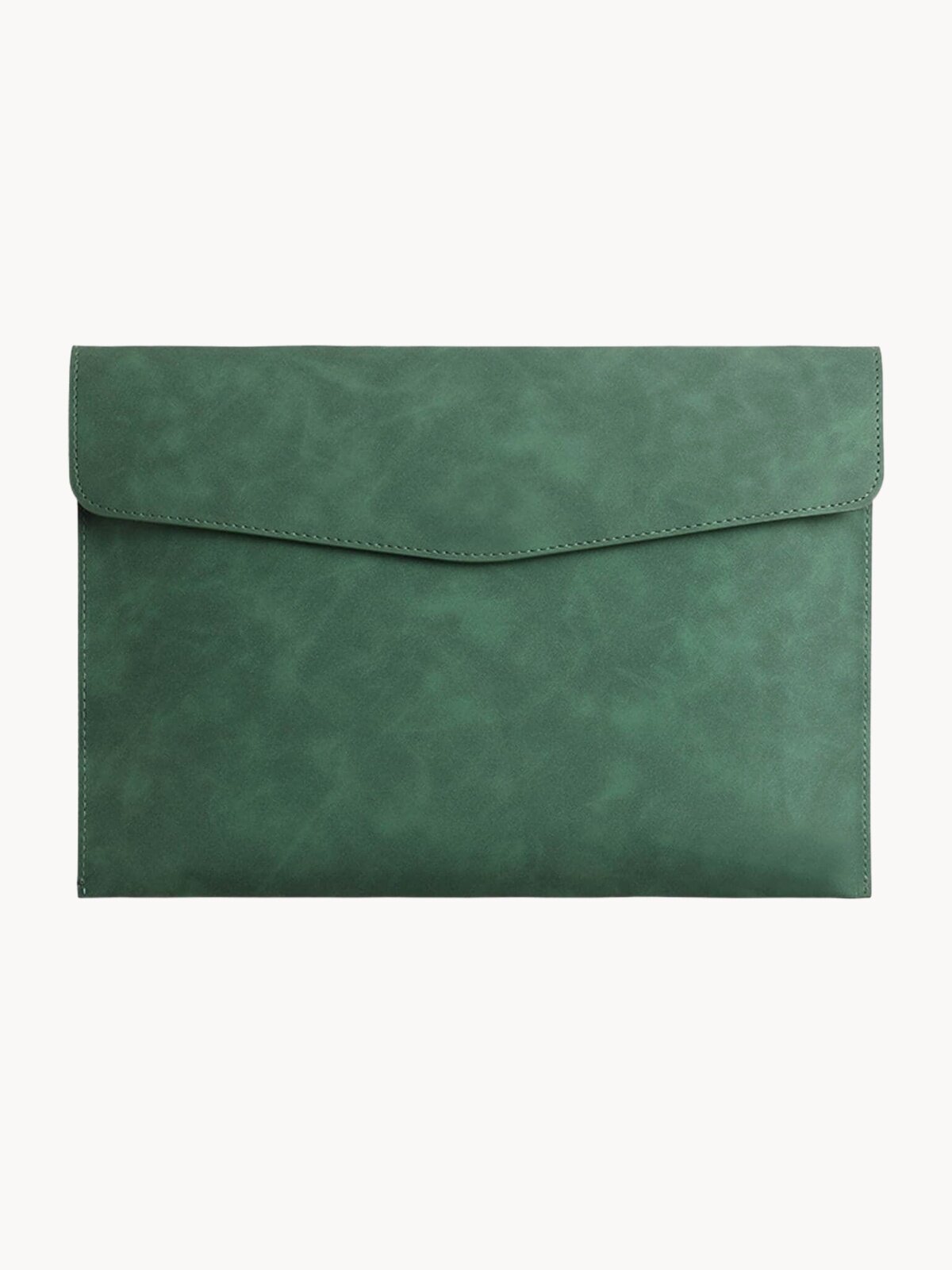 Папка для документов и бумаг А4 на магнитной кнопке, зеленая