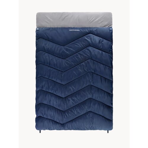 Просторный и теплый двойной спальник Jungle Camp Trento Double, синий