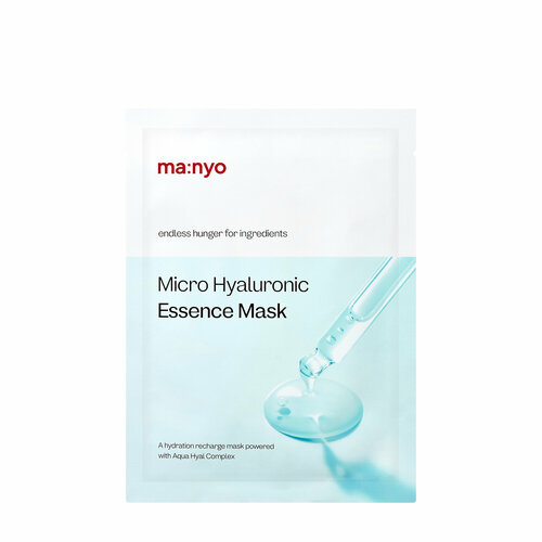Ma nyo Гидрирующая тканевая маска с гиалуроновой эссенцией Manyo Micro Hyaluronic Essence Mask 23 гр 640₽