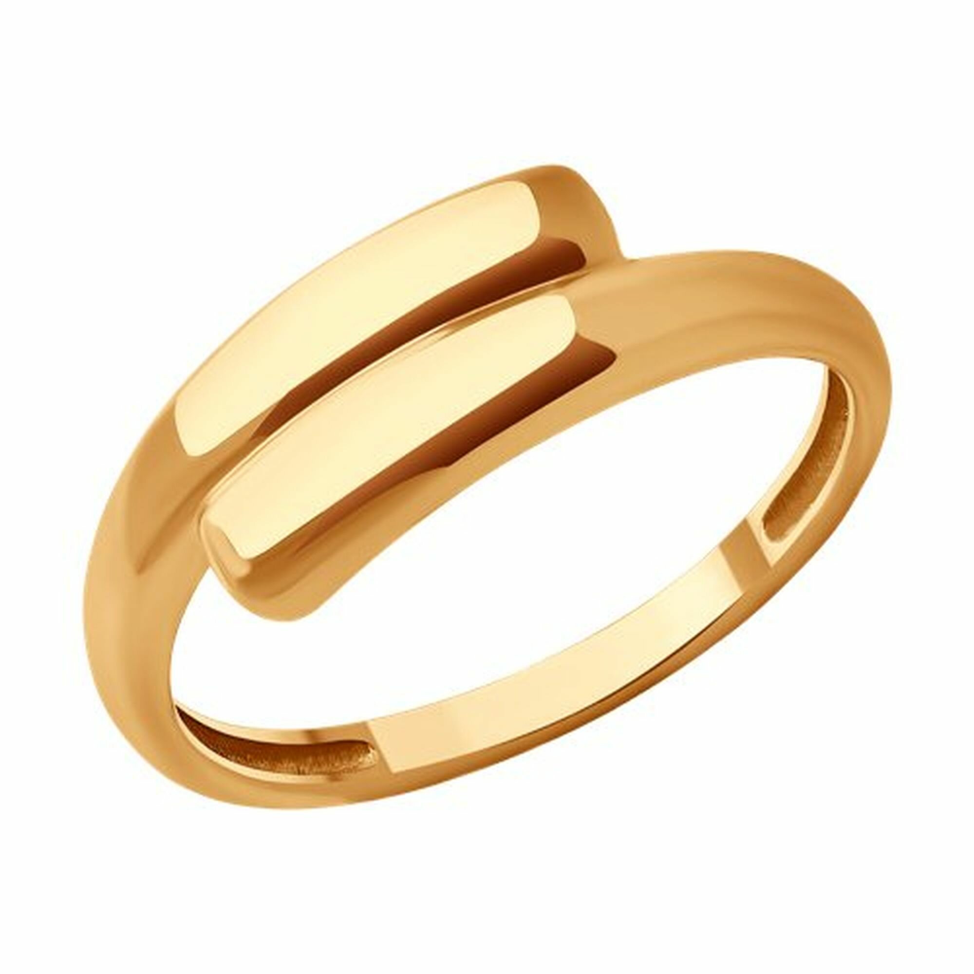 Кольцо Diamant online, красное золото, 585 проба
