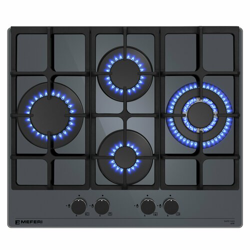 Газовая варочная панель MEFERI MGH604GR GLASS ULTRA 2138900₽