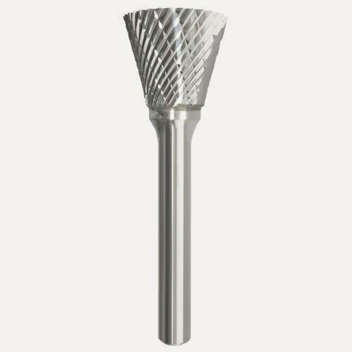 Изображение товара Борфреза по металлу тип N 06 коническая в форме обратного конуса резолюкс ВК8