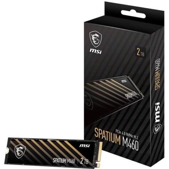 SSD диск Msi Spatium M460 PCIe 4.0 NVMe M.2 2TB