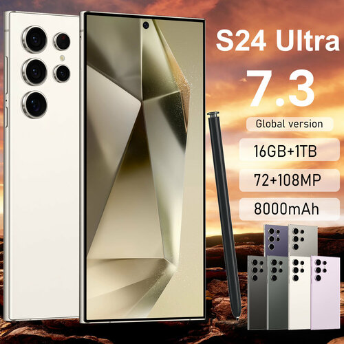 Смартфон S24 Ultra с ручкой 73 161T белый 6981₽