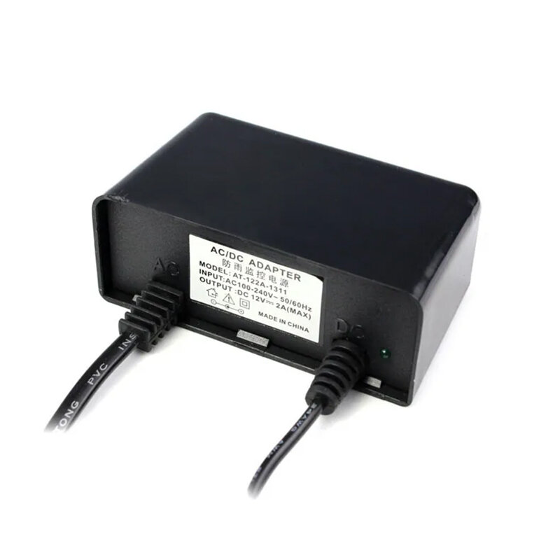 Сетевой блок питания водонепроницаемый для уличных камер 12V 2A / Разъем:5.5x2.1 мм
