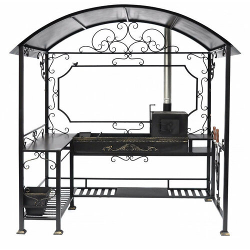 Мангал-беседка Падишах с печью и дымоходом 59000₽