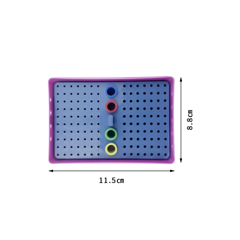 Стоматологическая коробка для боров YOUYA DENTAL HC-221, blue — фото 1