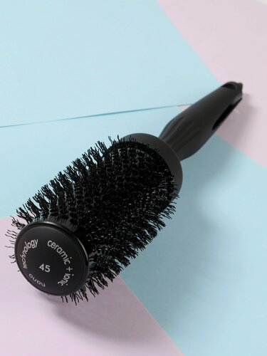 Изображение товара Gressio, Профессиональная расческа брашинг с ионизацией для укладки и выпрямления волос, с откидным хвостиком, диаметр щётки 43 мм