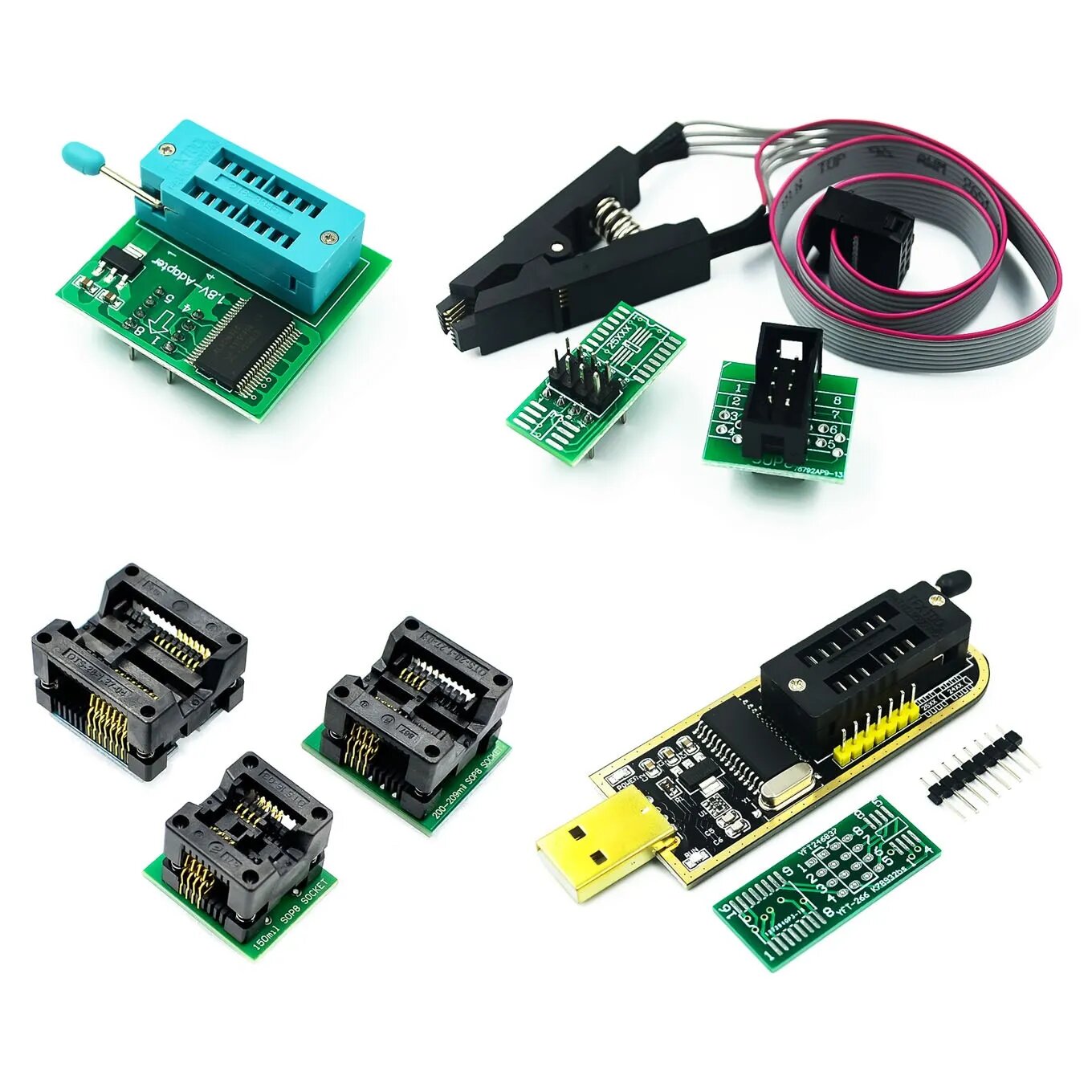 USB программатор CH341A для EEPROM, 1SET