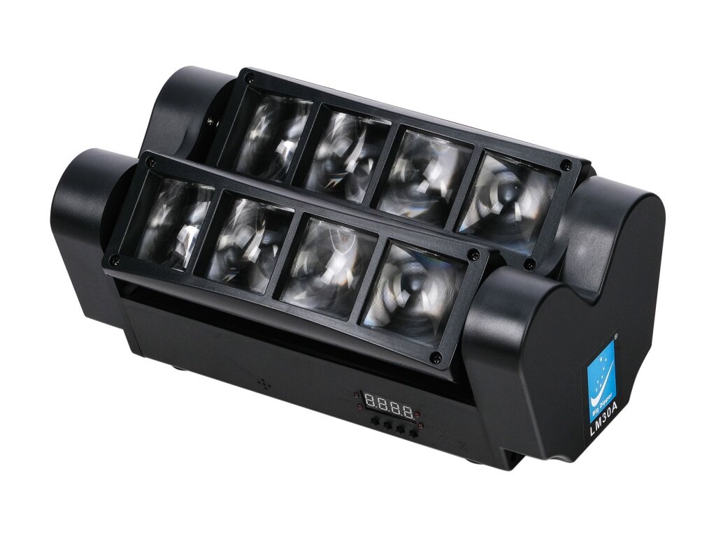 LM30A Моторизированный мини-прожектор смены цвета (колорчэнджер), RGBW, 8x3Вт, Big Dipper