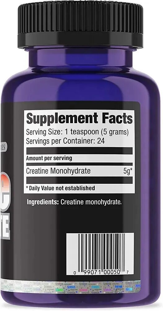 Креатин моногидрат микронизированный ULTIMATE 100% Micronized Creatine Monohydrate, 120 г — фото 1