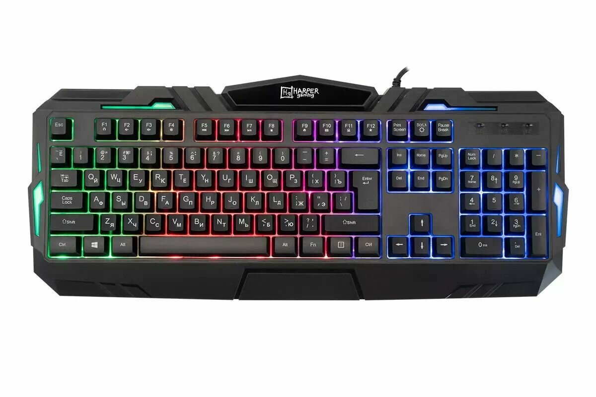 Игровая клавиатура проводная HARPER GAMING GKB-15, черный