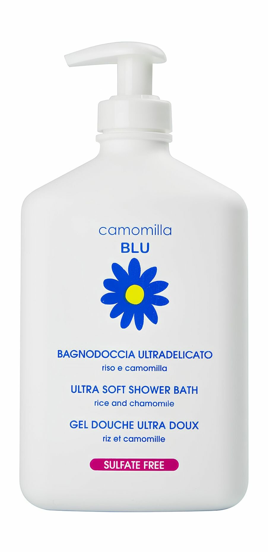 CAMOMILLA BLU Гель для душа с рисом и ромашкой для взрослых и детей 0+, 500 мл
