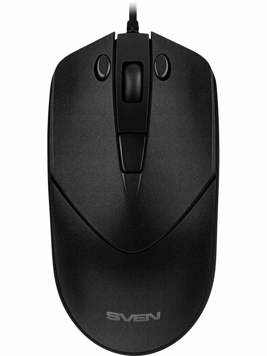 Мышь проводная SVEN RX-100 чёрная (SV-020286), официальная гарантия