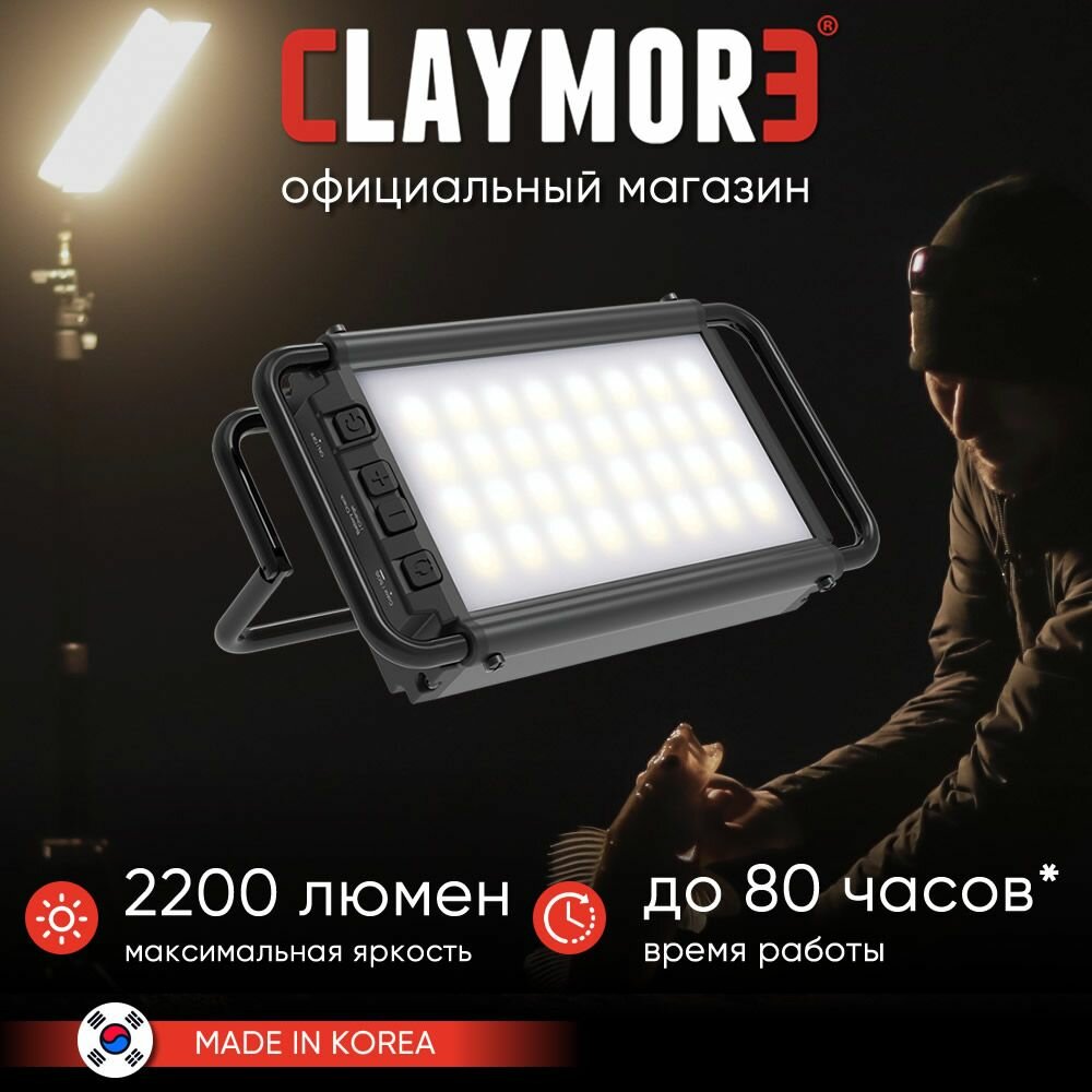 Фонарь кемпинговый CLAYMORE Ultra 3.0 M цв. Black