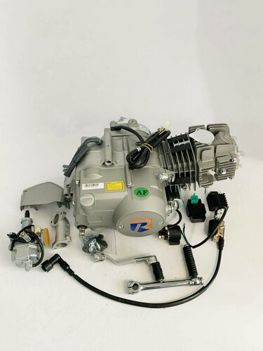 Изображение товара Двигатель ZS190E (ZS1P62YML-2, C190), 190 см2, с масляным охлаждением, нижний стартер, МКПП 5 скоростей, все вверх для питбайка