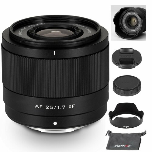VILTROX 25mm f17 XF Mount APS-C объектив с большой апертурой STM и автофокусом для камер Fujifilm Fuji X-Mount 15999₽