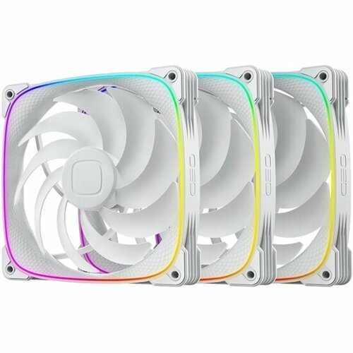 Вентиляторы для корпуса Geometric Future Squama 2503W-14 White 3шт (1F2503W314000)