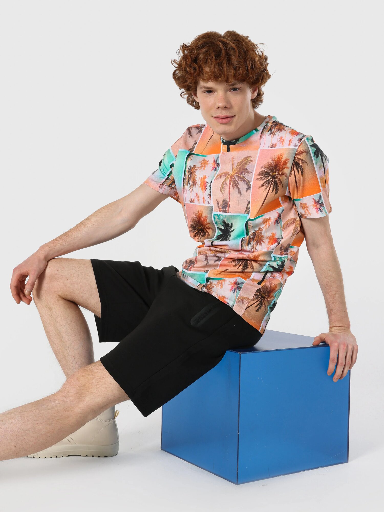 Футболка COLIN'S Regular Fit, размер XL, разноцветный