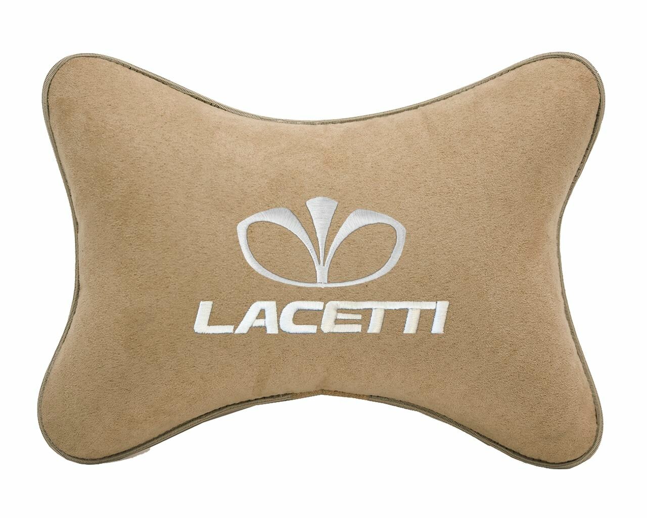 Подушка на подголовник бежевая алькантара DAEWOO Lacetti