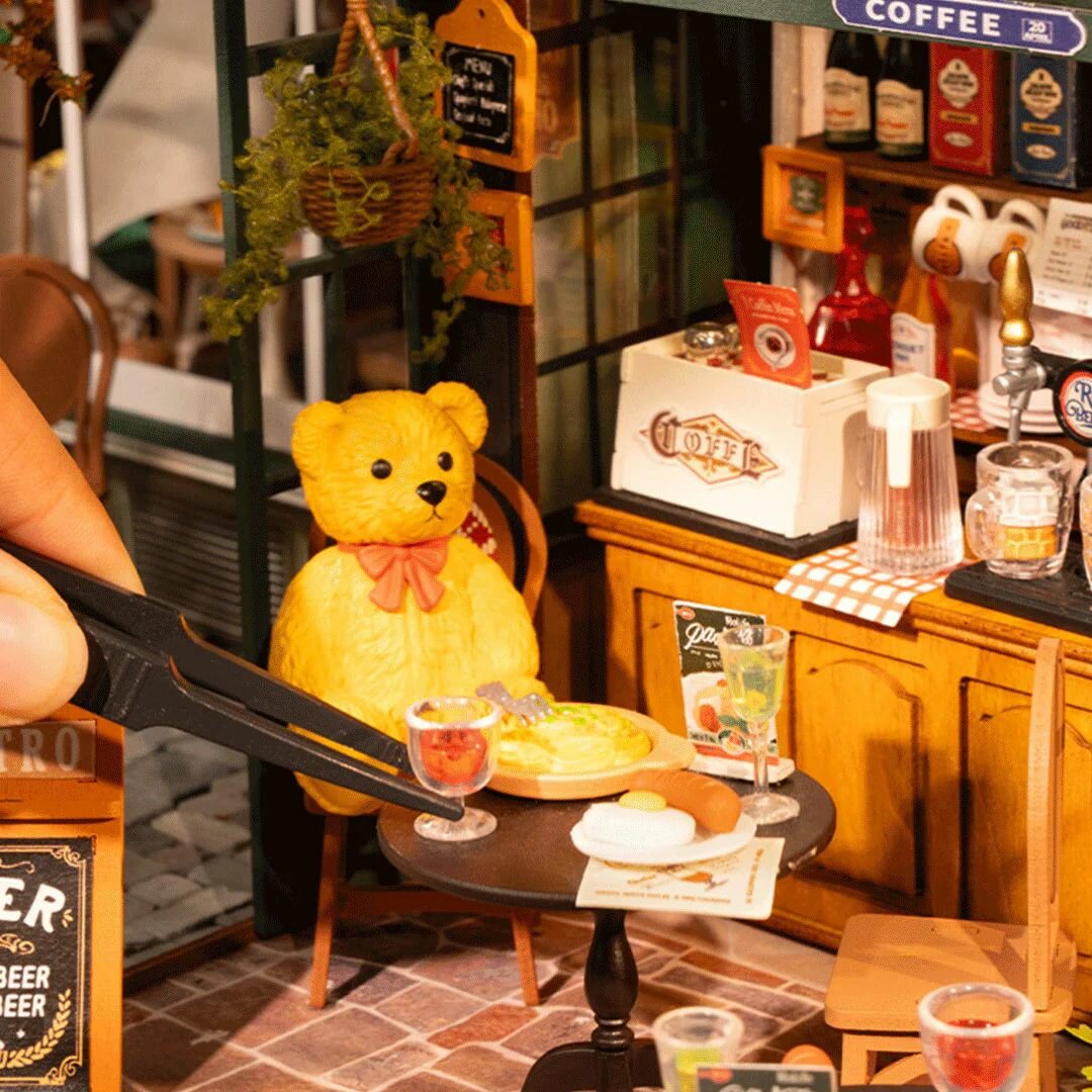 Румбокс интерьерный конструктор Хмельной ресторан Robotime Tipsy Restaurant — фото 1