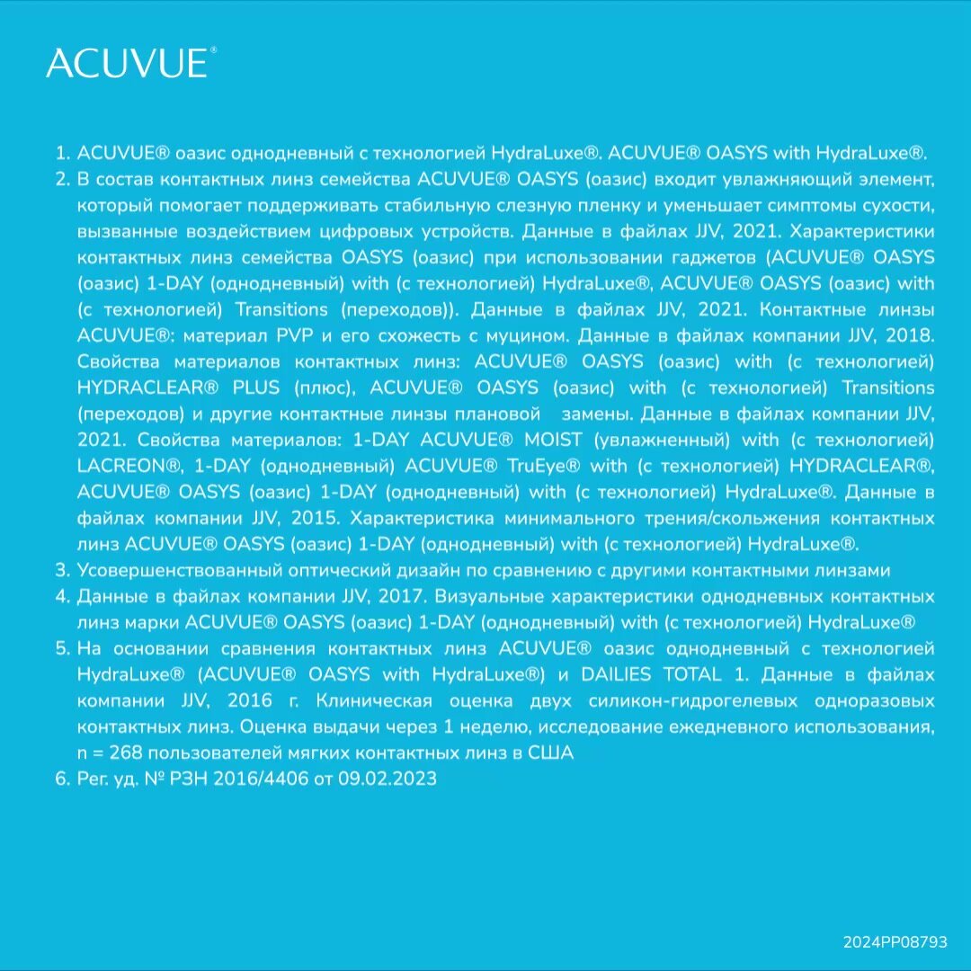 1-day Acuvue Moist (30 линз), 8.5, -5.75 — фото 1