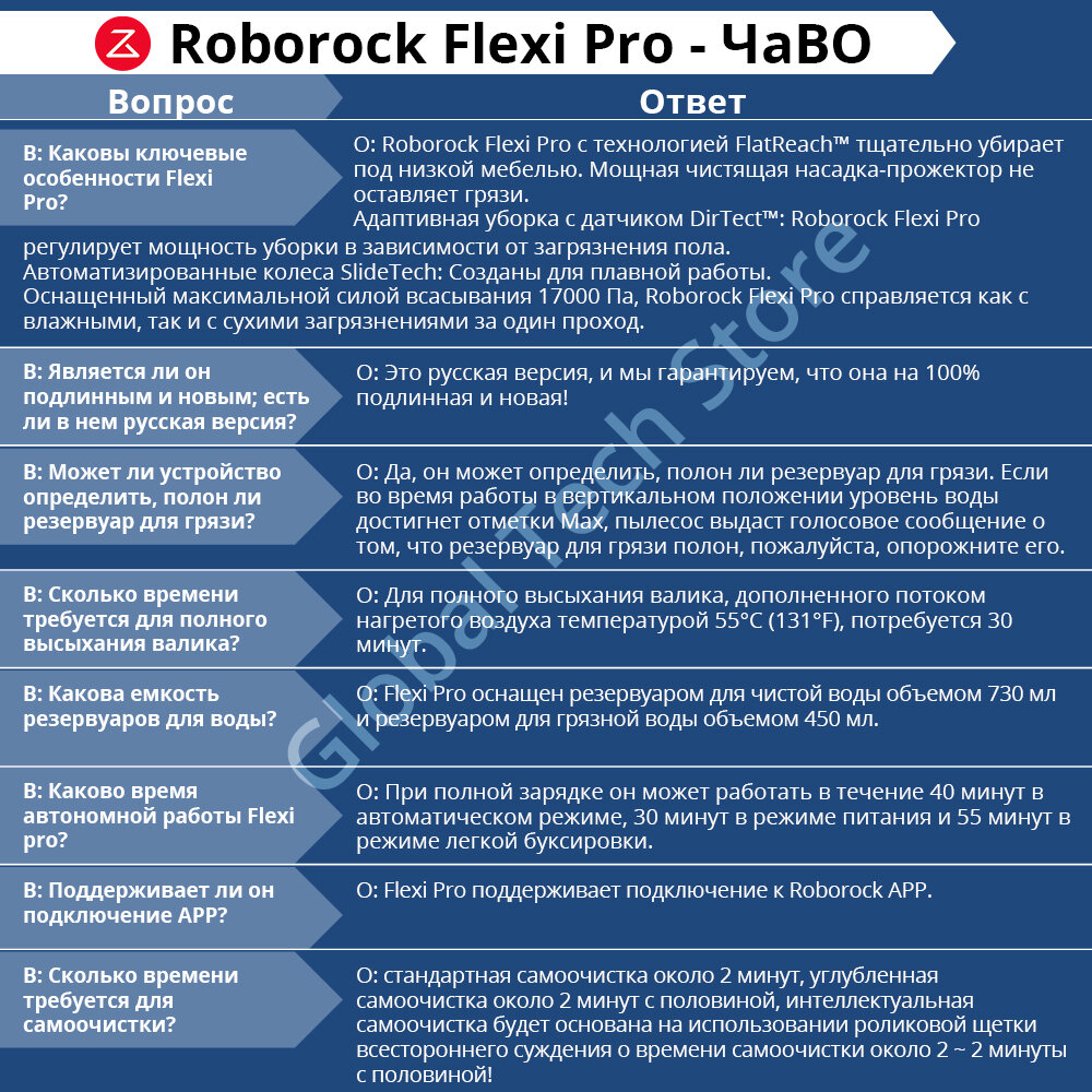 Вертикальный пылесос Roborock Flexi Pro (RU Версия) с функцией влажной уборки, белый — фото 1